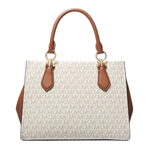 MICHAEL MICHAEL KORS
Marilyn Medium Logo Stripe Satchel - Picture 2 of 6